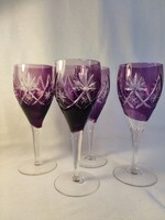 Ólomkristály boros-üdítős pohár