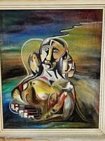 Modern absztrakt festmény