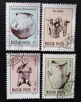 PS3844-7 / Magyarország 1987 Régészet bélyegsor pecsételt