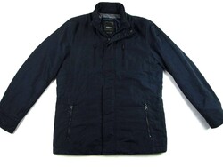 EREDETI GEOX RESPIRA (L / XL) FÉRFI ELEGÁNS ÉJ SÖTÉTKÉK ÁTMENETI BÉLELT KABÁT