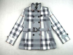 EREDETI BURBERRY (XL) NŐI ELEGÁNS KOCKÁS ÁTMENETI SZÖVETKABÁT