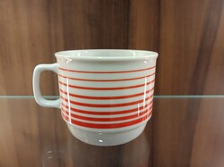 Zsolnay art deko csíkos kávés csésze,Egyedi,gyűjtőknek karácsonyra ,értékes ajándék, különleges