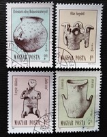 PS3844-7 / Magyarország 1987 Régészet bélyegsor pecsételt