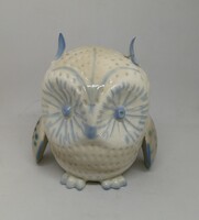 Aquincum porcelán aquazur bagoly!