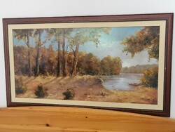 Szántó Lukács olajfestmény