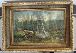 HA EGY ANTIK NAGYON RITKA  FORMAVILÁGÚ KERETET KERES ! különleges faragott aranyozott  fa képkeret