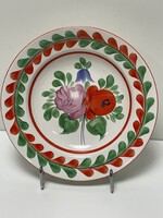 Gránit rózsás fali tányér