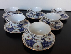 Zsolnay porcelán Marie Antoinette kávéskészlet