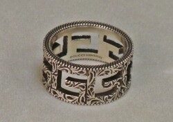 Gucci ezüst áttört gyűrű