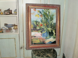 Szignózott olaj festmény