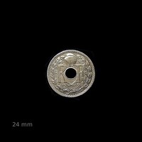 25 CENTIME - FRANCIAORSZÁG - 1939 - UNC - FÉNYES
