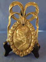 19.-sz-i HANS MÜLLER BRONZ MASNIS ,BÉCSI RÓZSÁS BÚTOR VERET