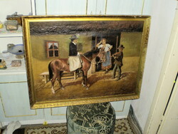 Szignózott olaj festmény