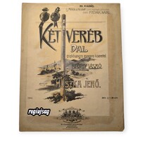 Huszka Jenő – Két veréb (dal) – eredeti kotta (Rózsavölgyi és Társa, Budapest)