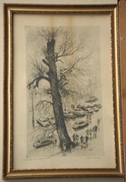 (N) Zádor István (1882-1963) : Párás nap / Margitsziget