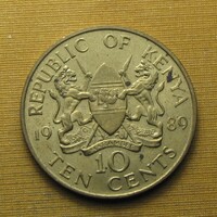 Kenya 1989 10 cent