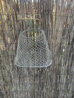 Retro fémhálós szatyor vagy kosár kisméretű