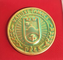 Zsolnay Eozin Plakett Városi Tanács Pécs