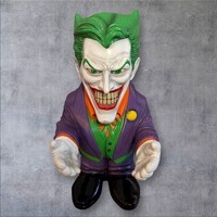 Retro JOKER Halloween cukorka tartó bábu