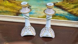 HOLLÓHÁZI BAROKK GYERTYATARTÓ PÁROS