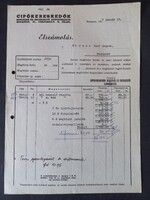 Cipőkereskedők Beszerző és Értékesítő Szövetkezete Számla Kormos Jenő részére 1946
