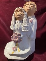 Antalfiné Szente Katalin Menyasszony-Vőlegény kerámia 2504 03