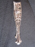 Quist ezüstözött cukorfogó cukor csipesz áttört