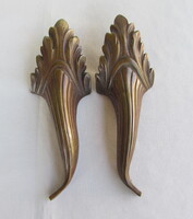 Bronz vagy réz bútordísz  pár