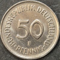 Németország 50 pfennig, 1989., Verdejel ''F'' – Stuttgart