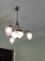 Réz csillár 3 águ burás