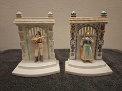 Ritka Antik Herendi Pár