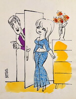 Pusztai Pál (1919-1970) ESTÉLYI PIZSAMA