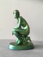 Zsolnay, régi, nagyon szép eozin kerámia. Akt.