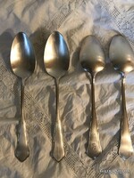 KANÁL - 4 db - EZÜSTÖZÖTT - ALKUKÉPES - 90 JELZÉS -  W.MF - PATENT - MONOGRAMOS