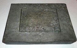 1954.RÁKOSI ÉRA -ÓN-  mezőgazdasági elismerés- DÍSZDOBOZ - "JÓ MUNKÁÉRT " 16X12X4 cm képek szerint