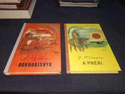 James Fenimore Cooper könyvei egyben. 2900.-Ft