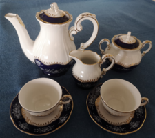 Zsolnay Pompadour II mokkás, kávés 2 személyes