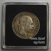 I. Ferenc József 1 Forint 1881 k.B. 0.900 Ezűst - 1 Forint - Francis Joseph I - 0.900 Silver