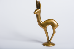 Art deco bronz őz kisplasztika/szobor - Hagenauer stílus