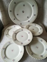 Porcelán /Thun/ desszertes, süteményes készlet