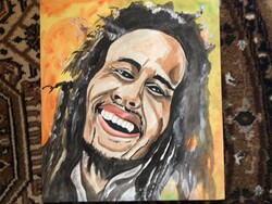 Portré vászonra Bob Marley