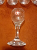 9 darab  4cl-5cl    Unicum  felespohár