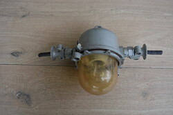 Függeszthető Ipari robbanás biztos industrial loft lámpa csarnok szép eredeti állapot E27 foglalat