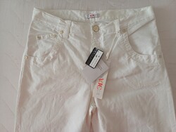 Új címkés eredeti Versace Jeans hófehér farmernadrág 38/40-es