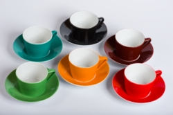 Hollóházi ritka mokkás, kávés készlet a ‘60-as évekből - 6 személyes