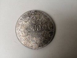 500 EZÜST SCHILLING AUSTRIA 1980 - 1000 JAHRE STEYR