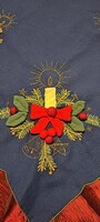 Karácsonyi kék terítő (L5843)