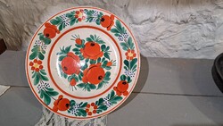 Hollóházi kerámia falitányér