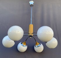 Sputnik Space Age búrás csillár.