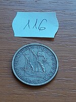 PORTUGÁLIA 5 ESCUDO 1967 Réz-nikkel Karavella 116.